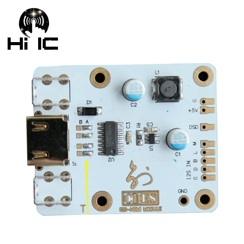 Olive IIS I2S to HDMI-compatible IIS Receiver Board  IIS to HDMI-compatible I2S to HDMI-compatible  Converter Module