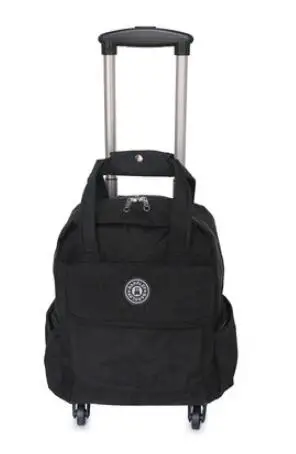 Sacs à roulettes de voyage d\'affaires pour femmes, sacs à dos de voyage à roulettes, valise à bagages, SR Mochila Oxford