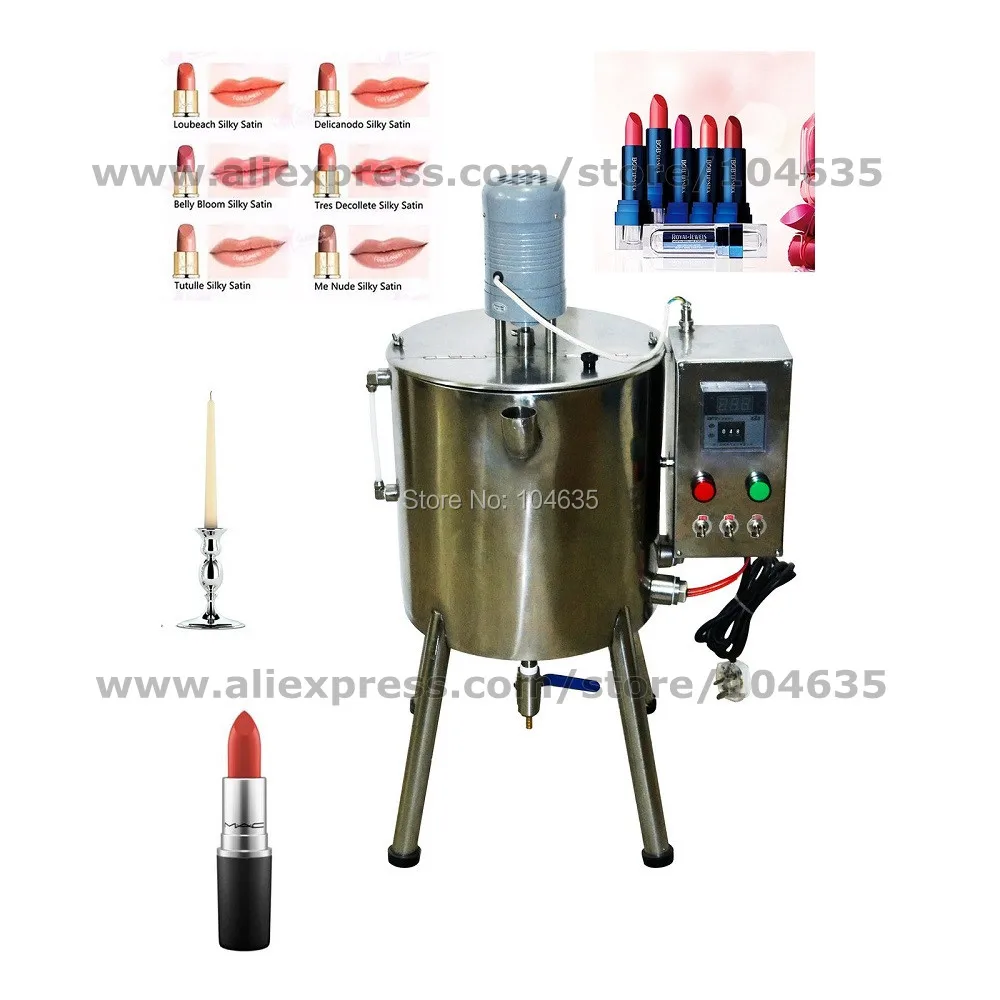 

15L Hot Sell Lipstick Filling Machines Lip Balm Gloss Viscous Small Volume Filling Machine With Mixing And Heating