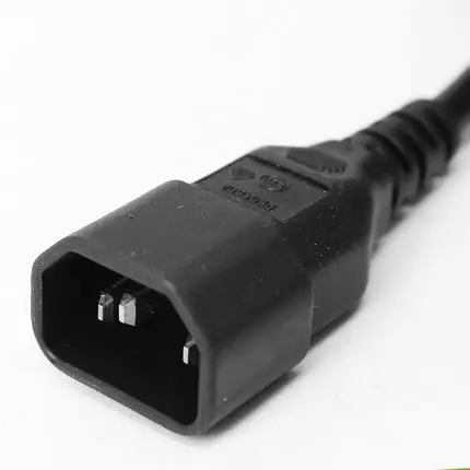 كابل تمديد وحدة المعالجة المركزية PDU ذكر إلى أنثى ، كابل طاقة الكمبيوتر ، 1.8 متر ، C13 إلى C14