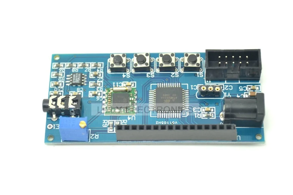ATmega16/ATmega32 TEA5767 TDA1308 Development Board MCU AVR ISP 5 V Radio FM