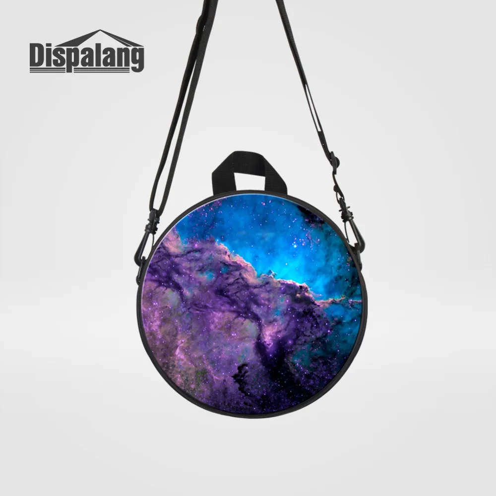 

Dispalang Universe Galaxy Print Shoulder BagChildren Round Backpack Kindergarten Baby School Bag Kids Schoolbag Mochila Infantil