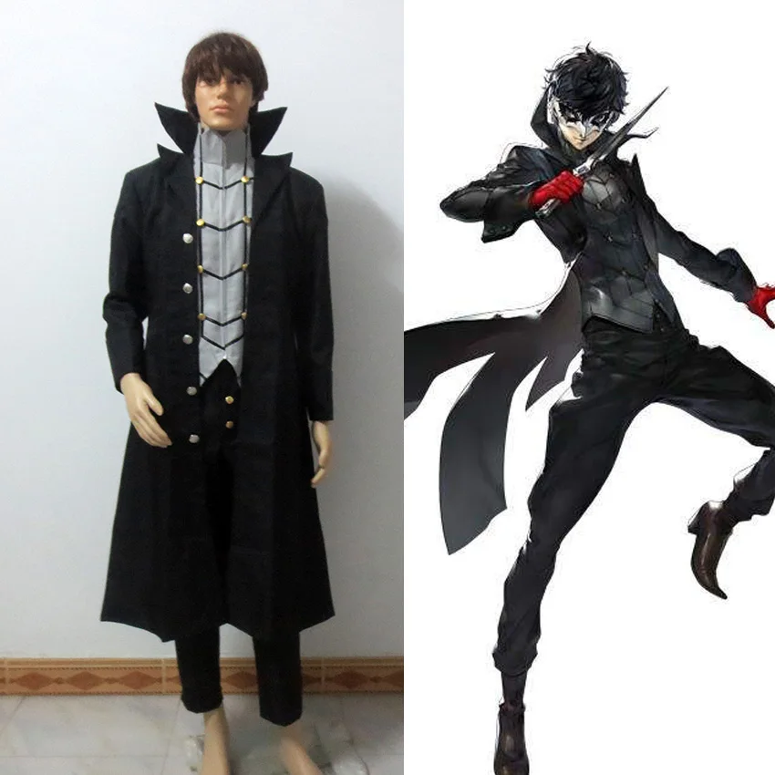 

New Anime Persona 5 Hero Cosplay Costume Include Gloves Whole Set