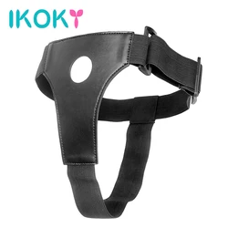 IKOKY Wearable Strapon Penis Panties Strap On Dildos Pants Sex Toys for Lesbian Gay for Different Size Penis Adult Game Sex Shop