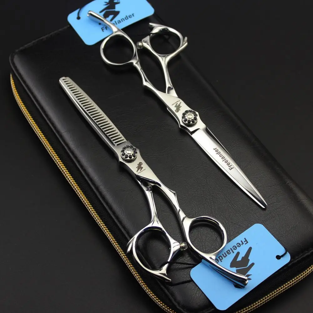 

Freelander 6 Inch Hair Cutting Scissors Hairdressing Professional Hair Scissors Thinning Shear Barber Scissors