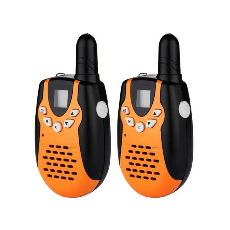 M602 Mini 2 Way Radios PMR Walkie Talkies FRS/GMRS 8/22 Channels 2pc CB Radio Communicator with LED Flashlight