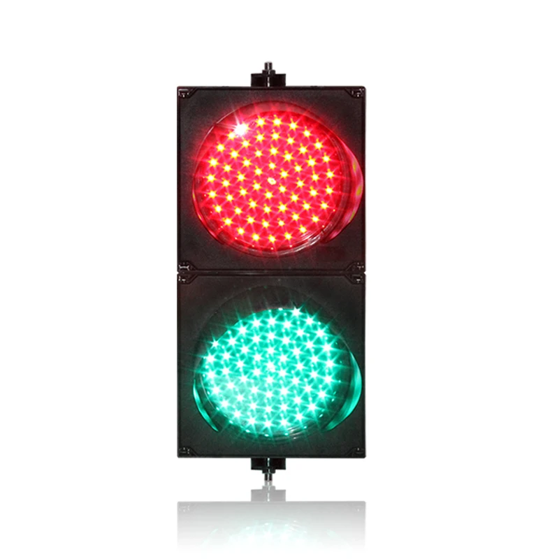 DC12V DC24V AC85-265V Factory price 200mm PC housing parking lots signal light  red green LED traffic signal light on sale