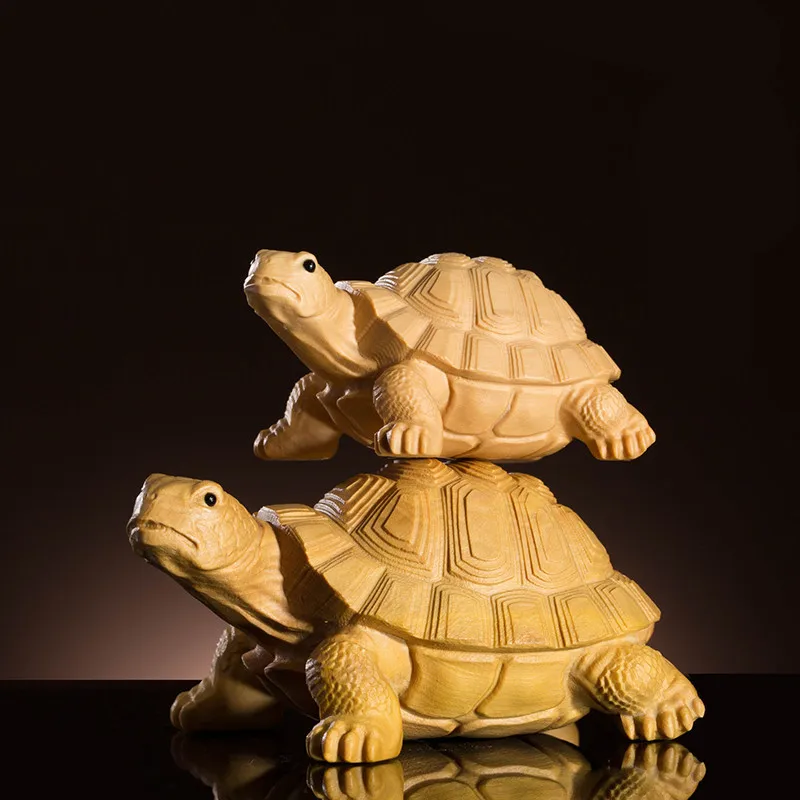 

Резьба ручной работы, Реалистичная яркая черепаха, буддийская, хорошее богатство, автомобильный декор, деревянные карманные ручки, скульптуры