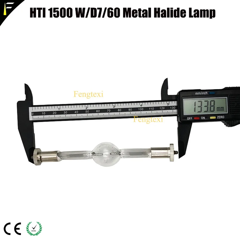 Replacing Stage Lamp Bulb 1500watt SharXS HTI 1500W/D7/60 Halogen Metal Halide Lamp hti1500 13.5cm Moving Head Light Bulb 6000k