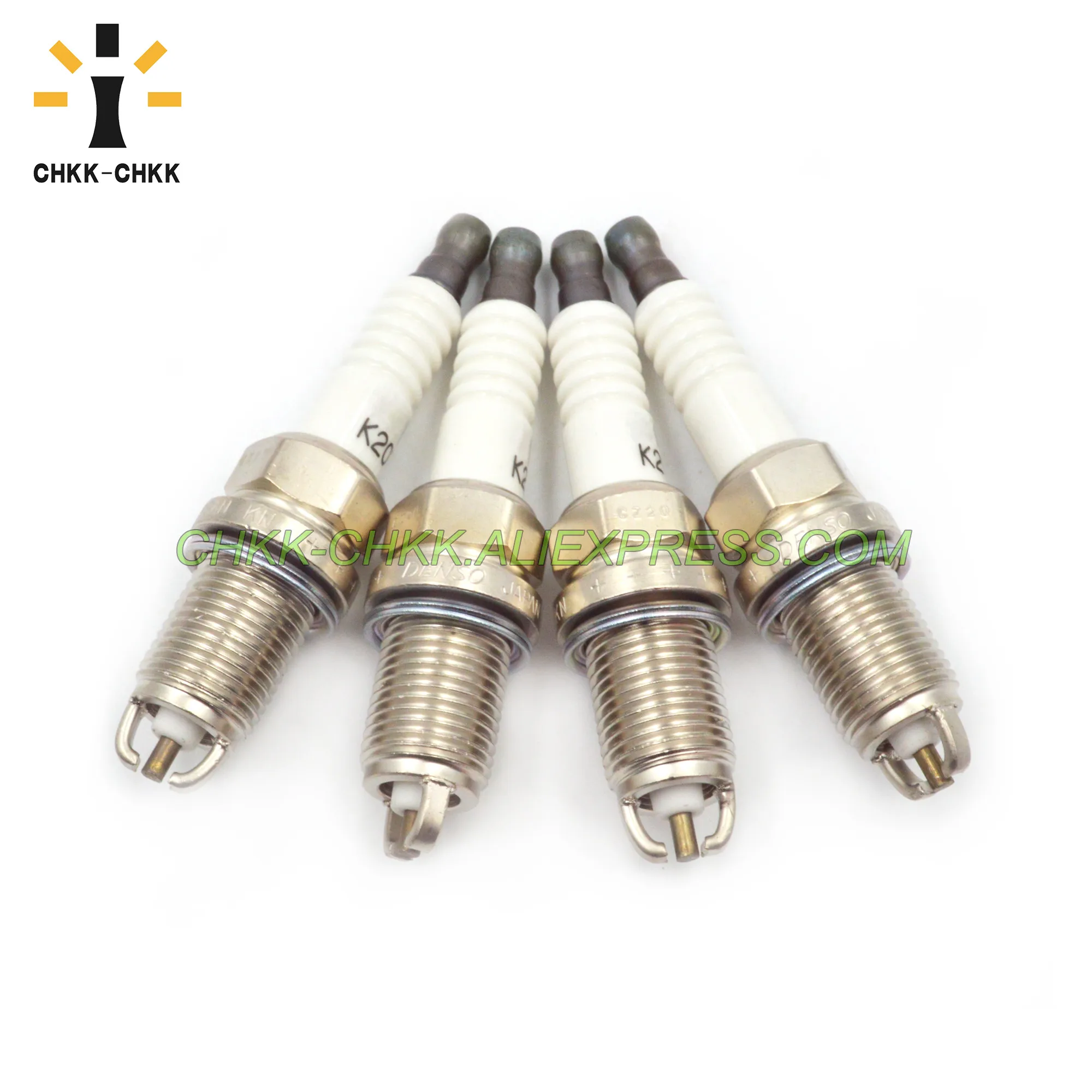 10PCS CHKK-CHKK Laser Iridium POWER SPARK PLUGS 90919-01198 for TOYOTA CARINA FF CELICA CORONA CAMRY GAIA 9091901198