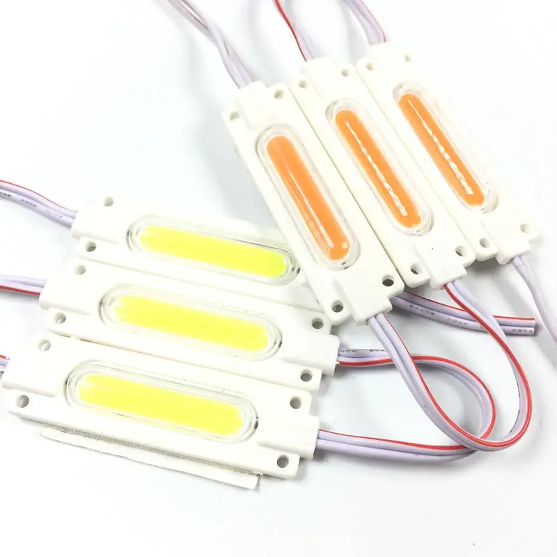 20pcs DC12V COB LED Modules 7020 Advertising Modules Luminous characters, backlight modules IP65 Waterproof