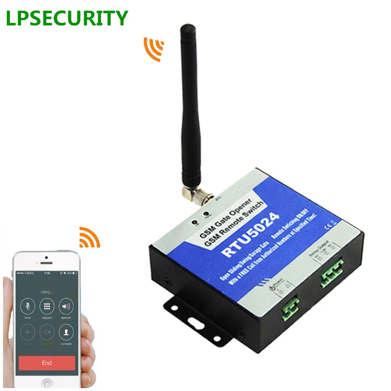 2G 4G GSM Gate Opener Relay Switch Remote Access Control Wireless Door Opener By Free Call App available