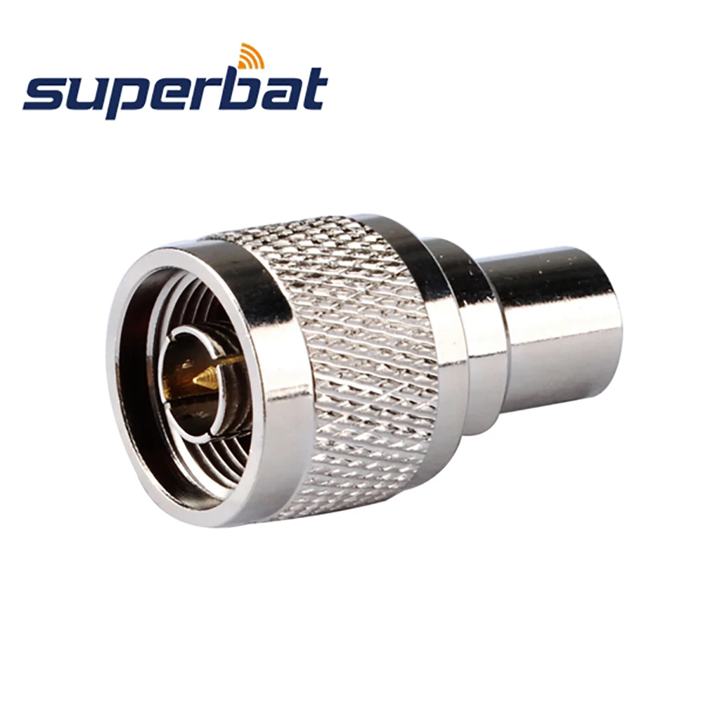 Superbat 5 uds adaptador de N-FME N macho a enchufe FME conector Coaxial RF recto