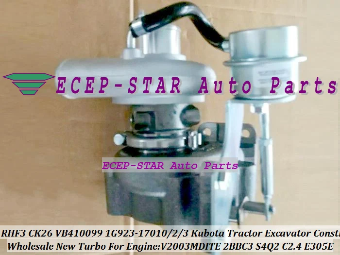 TD03L RHF3 CK26 VB410099 1G923-17010 1G923-17013 1G923-17012 CK30 Turbo For Kubota Tractor Excavator Construction V2003MDITE
