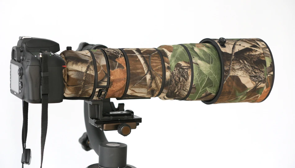 Imagem -03 - Rolanpro Câmera Lente Cabolsa Camuflagem para Nikon Af-s 200400 mm F4g ed vr Lente Camo Proteção à Prova Impermeável Água Capa Armas Roupas