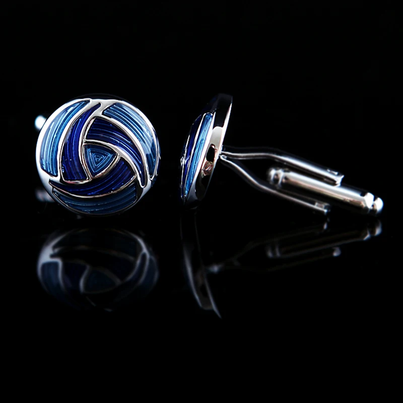 KFLK jewelry shirt cufflinks for mens designer Brand Blue cuff links wholesale Button High Quality Wedding Fashion guests