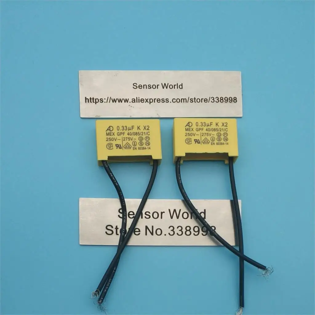 

3PCS X ,Manufacturers lead AD 275V 104 0.1uf / 224 0.22UF/ 334 0.33UF /474 0.47UF K X2 safety capacitors 224