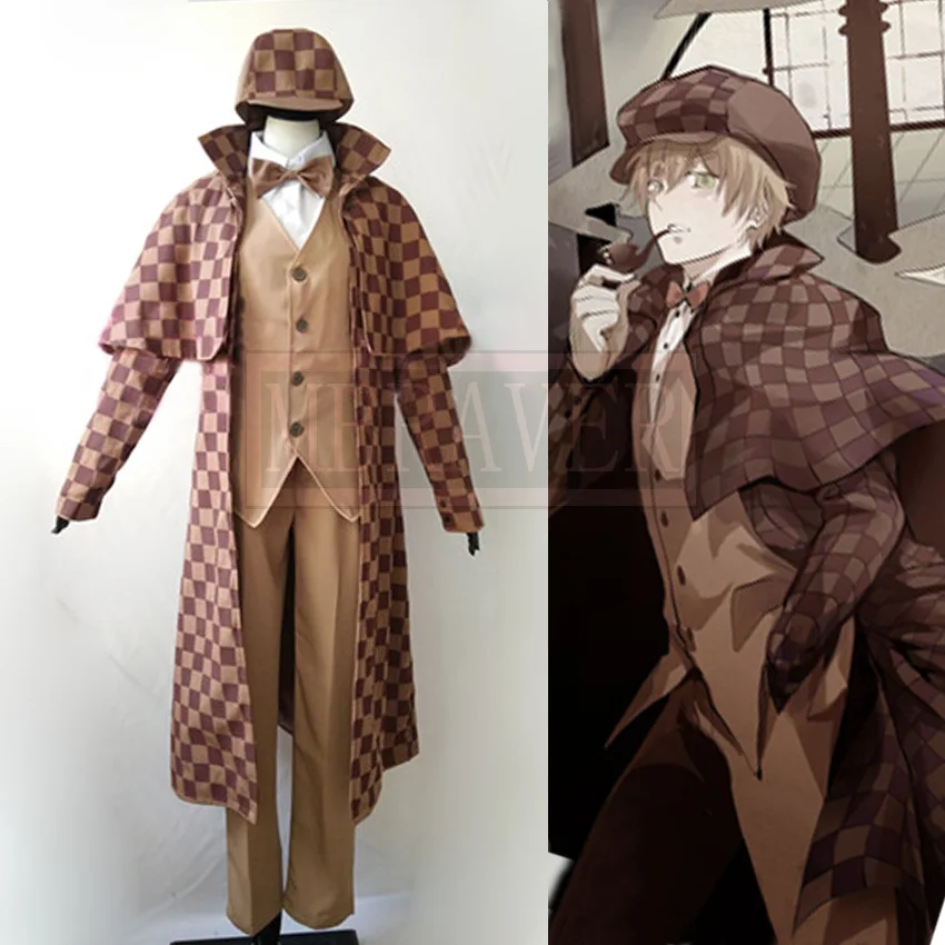 APH Axis Powers Hetalia England Arthur Kirkland detective Cosplay Costume Custom Made Free Shipping