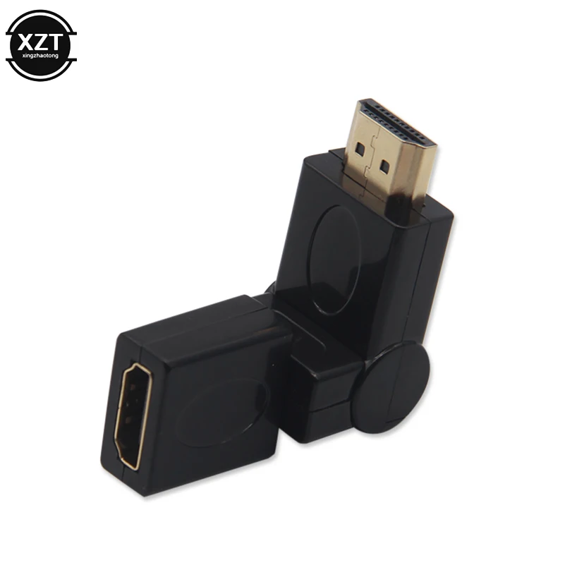 Hdmi-compatible Male To Female Adapter Cable Mini Converter Multi Angle 360 Degree Swivel Rotating 1080P HD for TV PC Connector