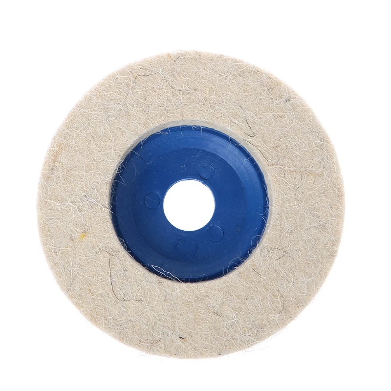 ANENG 5Pcs 4'' Round Polishing Wheel Felt Wool Buffing Polishers Pad Buffer Disc Tools
