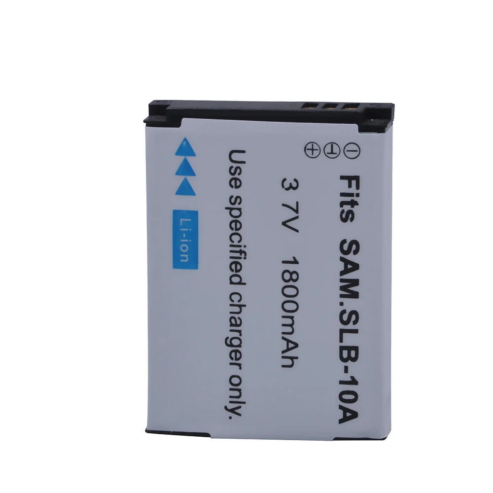 1Pc 3.7V SLB-10A SLB10A SLB 10A Camera Battery for Samsung PL50 PL60 PL65 P800 SL820 WB150F WB250F WB350F WB750 WB800F WB500