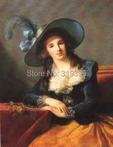 portrait-of-antoinette-elisabeth-marie-d-aguesseau-countess-of-s-gur-1785 by Louise Elisabeth Vigee Le Brun ,oil painting