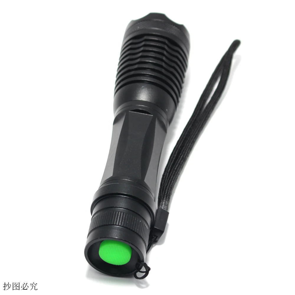 Imagem -06 - Led Zoom Lanterna Tática Vermelho Verde Branco Caça Luz ir 850nm Lanterna Interruptor de Pressão Remoto Gun Mount Outdoorled