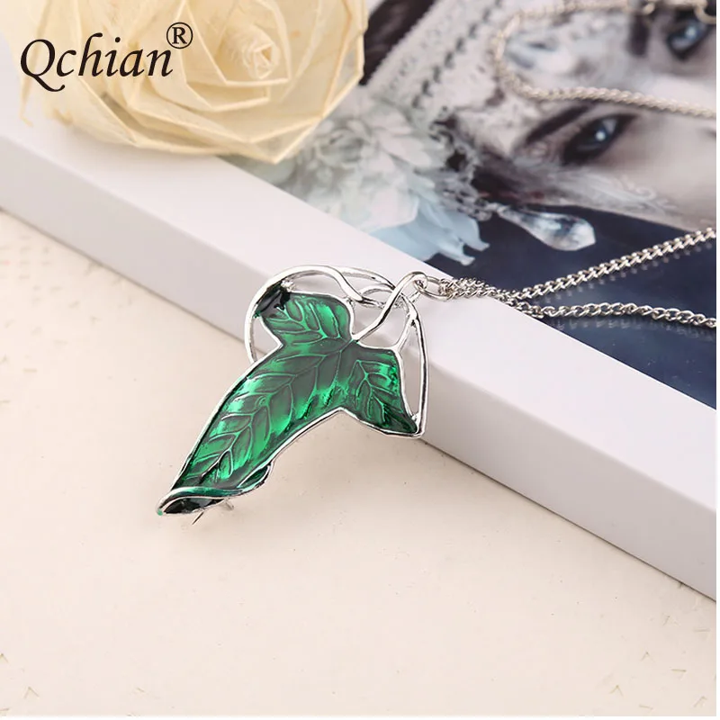 100pcs/lot Fashion Simple Green Leaf Shape Brooch Decoration Pendant Mall Promotion Men Women Jewelry Gifts