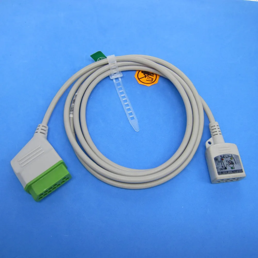 3 leads Popular NIHON KOHDEN ECG trunk Cable