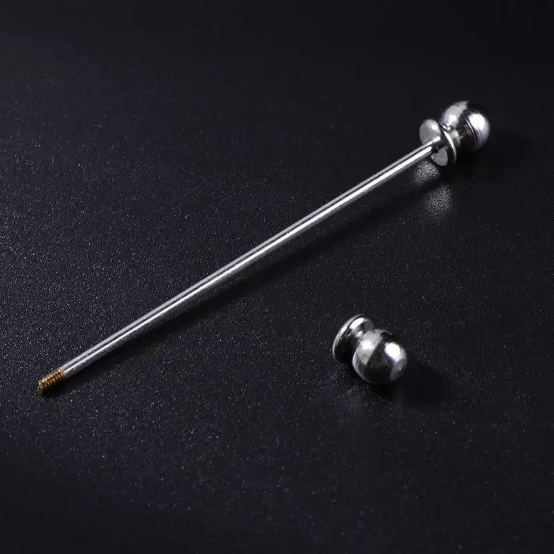 Men Shirt Pins Tie Clip Collar Clasp Luxury Business Wedding Brooch Bar Ornament