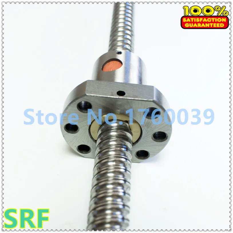 1pcs anti backlash 25mm Lead Ball screw  RM2505 Rolled ballscrew L=1000mm with SFU2505 ball nut  with  BK/BF20 end machined