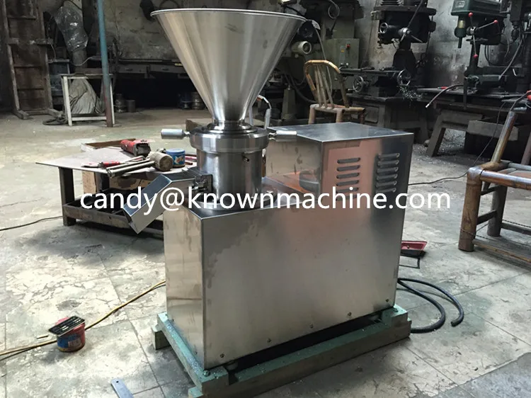 All stainless steel JMS80 peanut butter colloid mill machine for nuts and almond grinding equipment