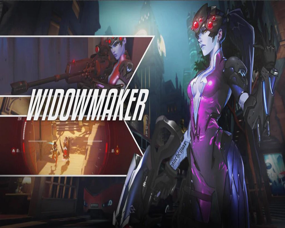 

Decorative wallpaper Overwatch Widow maker background wall painting