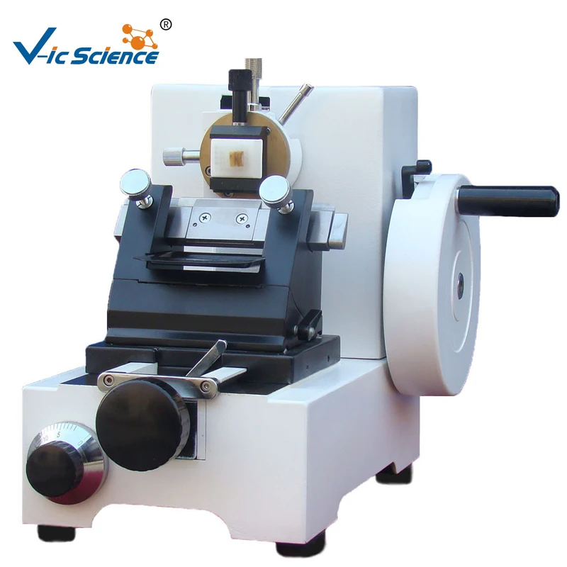 VCM-2508 histology rotary microtome 1~40μm Section thickness range and Class II Instrument classification Microtome