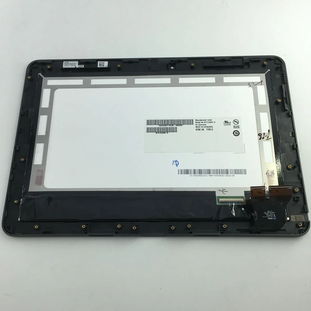 Imagem -03 - Polegada Display Lcd Monitor de Tela Toque Digitador Assembléia com Quadro para Asus Memo Pad Me103 Me103c Me103cg K010 10.1