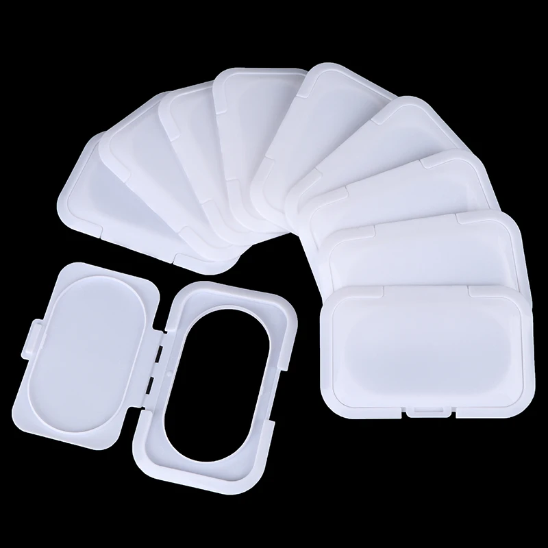 1/5/10pcs Portable Reusable Baby Wipes Lid Baby Wet Wipes Cover Child Wet Tissues Box Lid Mobile Wipes Wet Paper Lid