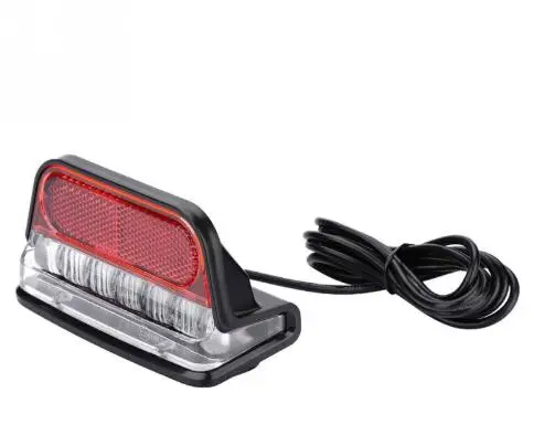 6-80V Universal Electric Bicycle Taillight Scooter Rear Tail Safety Light Electric Bike Warning Brake Lamp E-bike Lamp Accessory