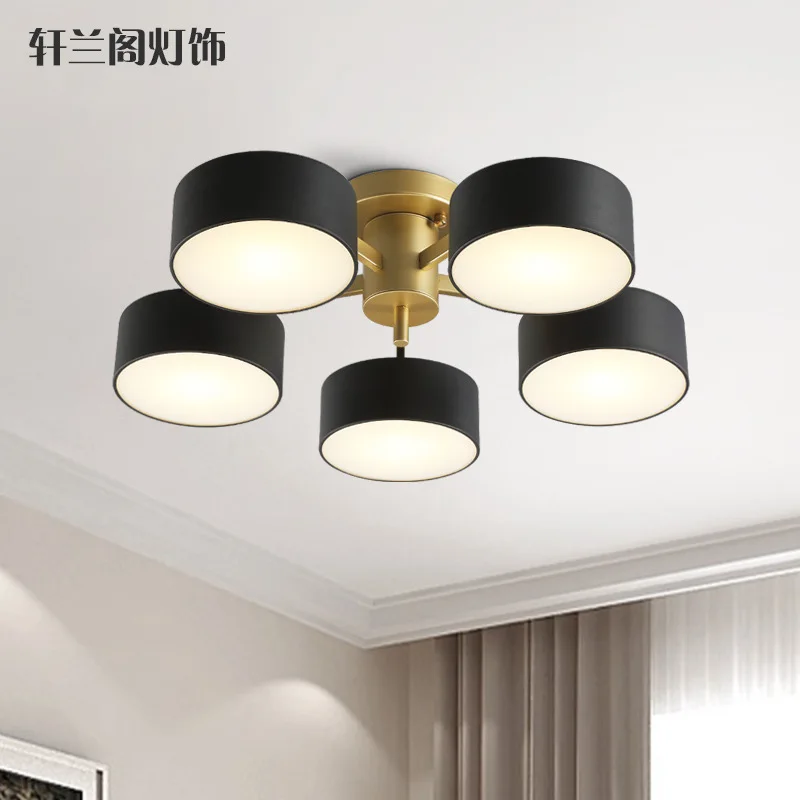 

Modern minimalist restaurant hall living room led ceiling lamp, modern creative art, warm bedroom bedroom lamps