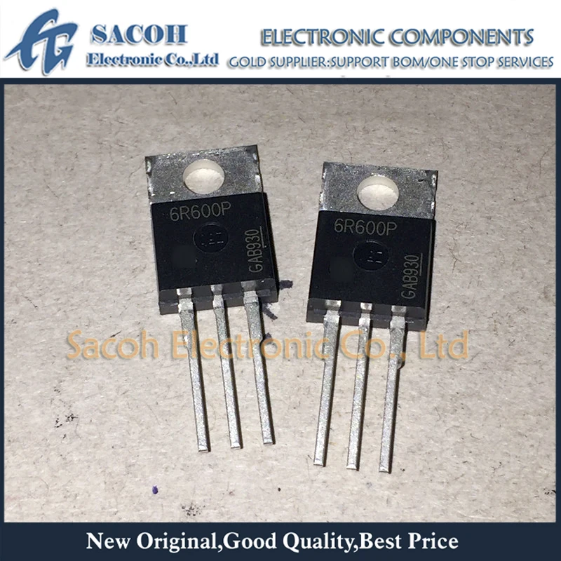 Refurbished Original 10Pcs/Lot IPA60R600CP 6R600P OR IPP60R600CP 6R600 TO-220F 6.1A 600V Power MOSFET Transistor