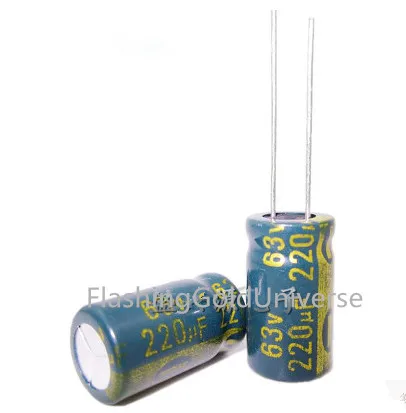 

63V 220UF 220UF 63V Electrolytic Capacitors volume: 10*16 best quality New origina