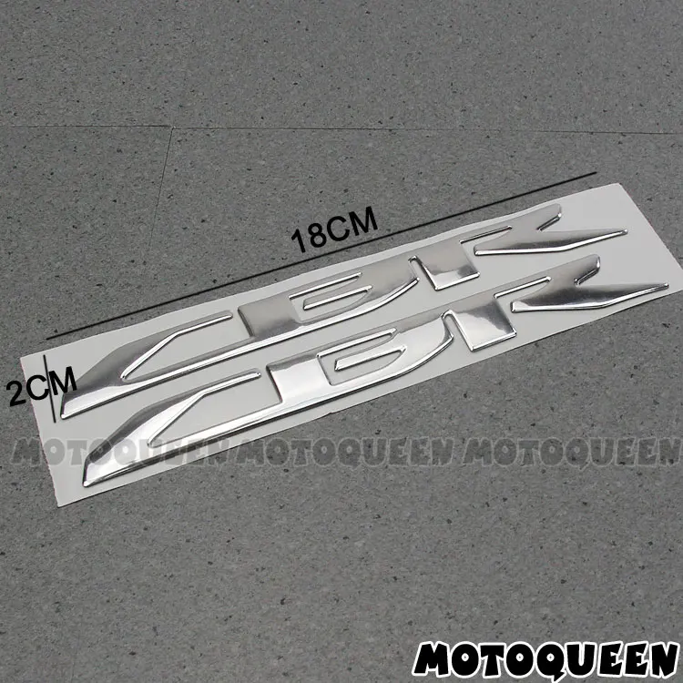 Calcomanías cromadas 3D para motocicleta, logotipo CBR HRC, etiqueta de carenado, pegatinas, emblema para HRC CBR 600RR 1000RR 300R 250R 650F 500R