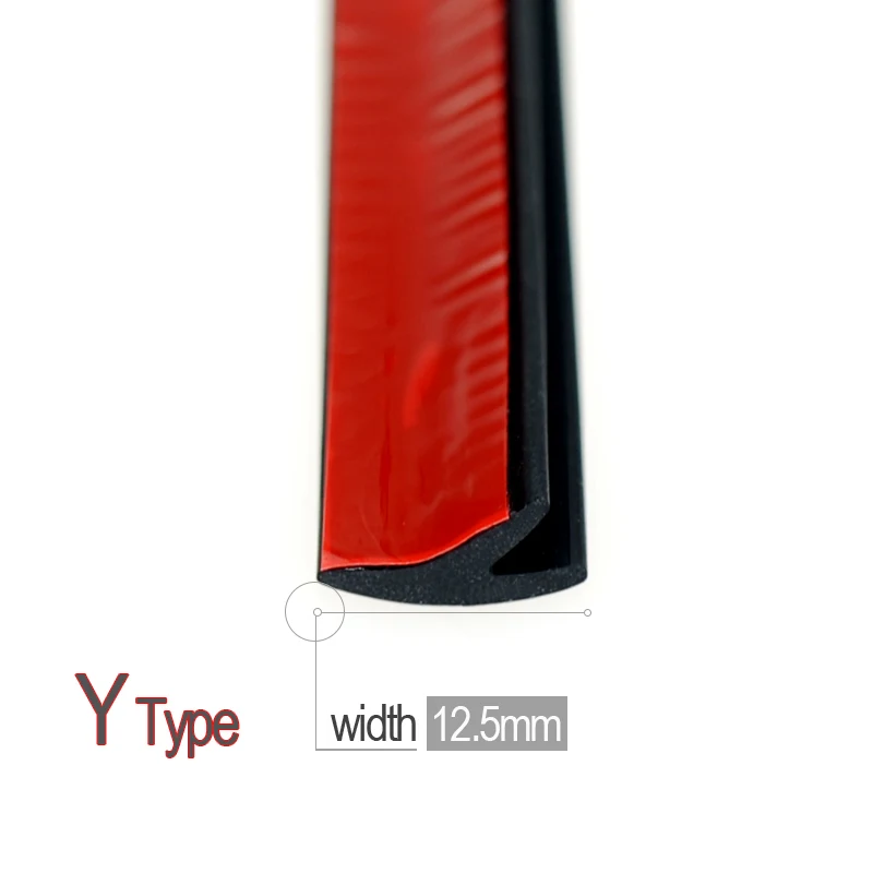 Big D P Z Y Car Styling Auto Rubber Seals Car Door Seal Weatherstripping Sound Insulation Door Seal Windshield Rubber Seal Strip