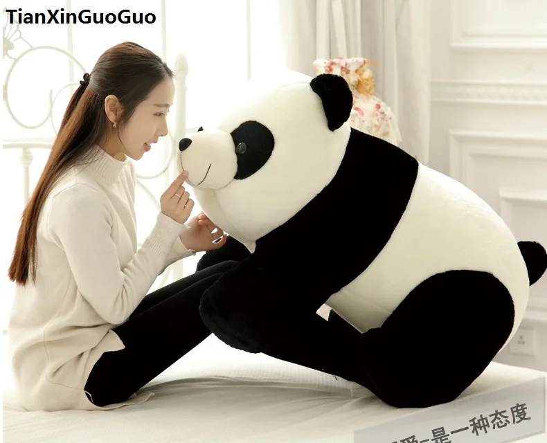 fillings plush toy huge 90cm lovely giant panda plush toy soft doll hugging pillow birthday gift s0610