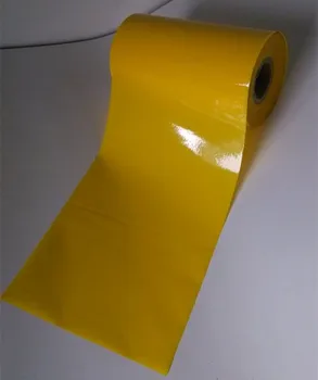 Heißprägefolie pigment folie X003 heißer drücken sie auf papier oder kunststoff gelb farbe 16cm x 120m pigment folie