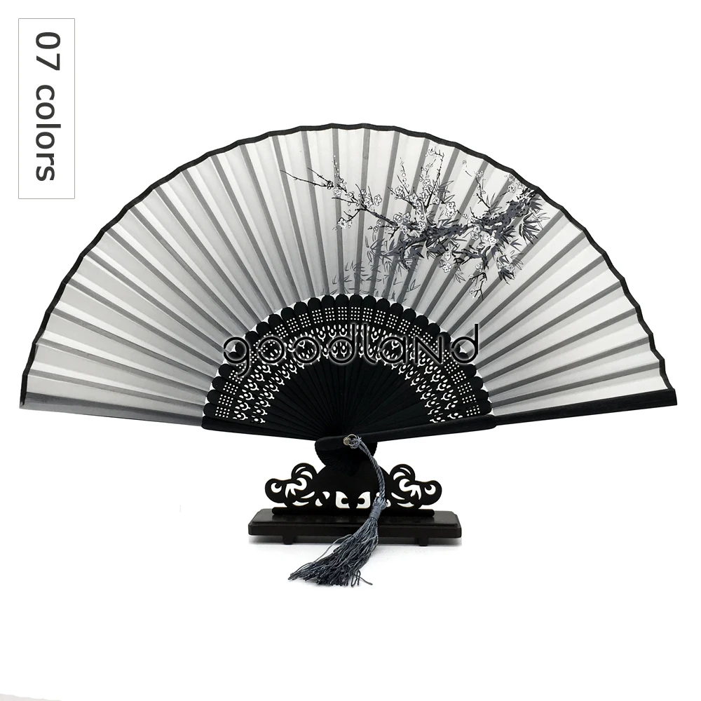 Free Shipping Wholesale 50pcs/lot Fabric Floral Folding Bamboo Fan Wedding Gifts for Guests Casamento Matrimonio Bride