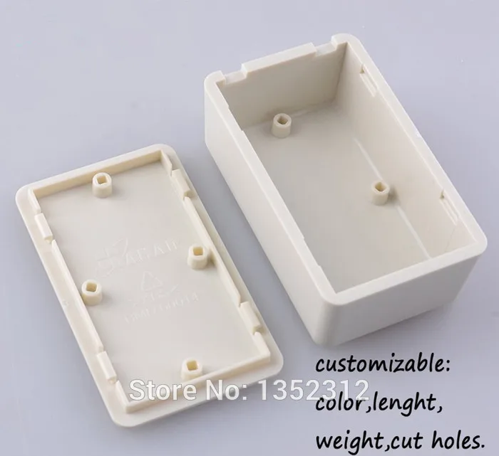 20 pcs/ lot 72*42*23mm plastic enclosure abs housing DIY box small case for electronics IP54 waterproof desktop box junction box