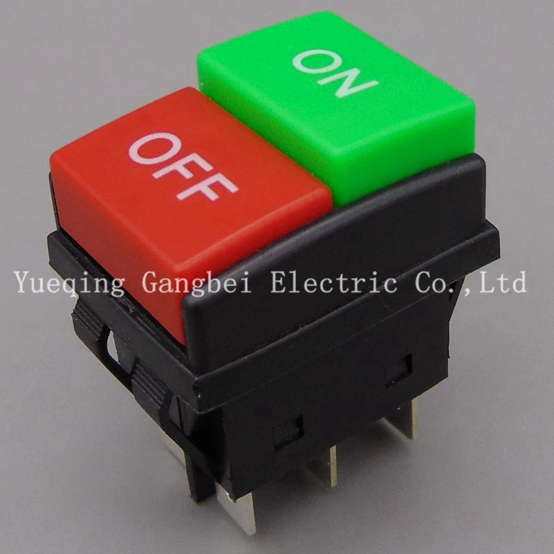 Rocker switch  JD03-C1 KCD4 button start stop control button double red   New type Superior quality