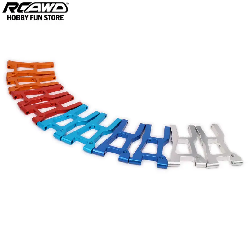 RCAWD – jeu de bras de Suspension avant inférieur A HPI RS4, pour voiture de loisir Rc 1/10 HPI RS4 113697 RS4004 6061-T6