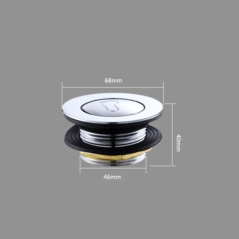 1pc Hohe Qualität Badewanne Abfall Ablauf Stecker Badezimmer Drian Rohr Messing Pop-Up Stecker Kit Mayitr Heißer Verkauf – Detail 6