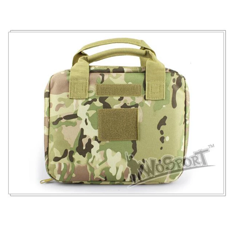 

Tactical Airsoft Gun Bag Military Multicam ACU Single Pistol Range Bag Soft 900D Nylon Gun Case